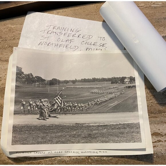 Vintage WWII Era Military Cadet Photos St. Olaf College Northfield MN 1943 Aviat - Picture 2 of 10